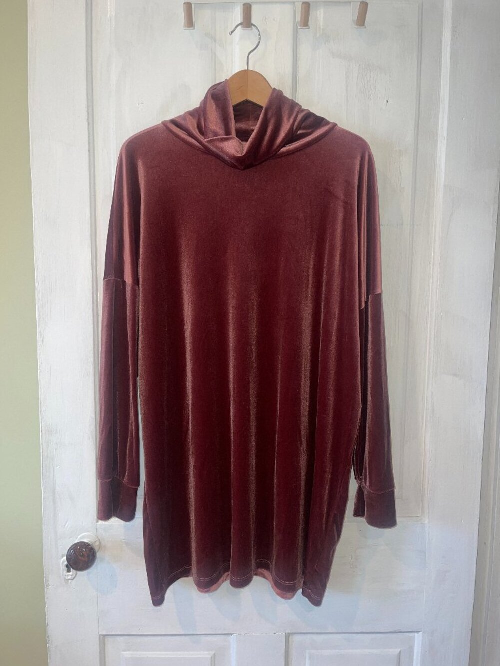 UO Velvet Shift Dress